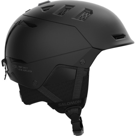 copy of Kask narciarski Salomon DRIVER Black/Red Accent/Solar 2021